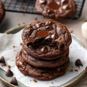 DOUBLE CHOCOLATE COOKIES