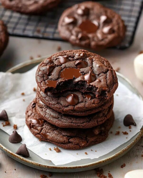 DOUBLE CHOCOLATE COOKIES